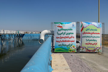 افتتاح تصفیه‌خانه فاضلاب و خط انتقال آب به دریاچه ارومیه
