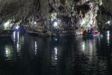 Grotte de Saholan, une belle grotte d'eau dans le nord-ouest de l'Iran