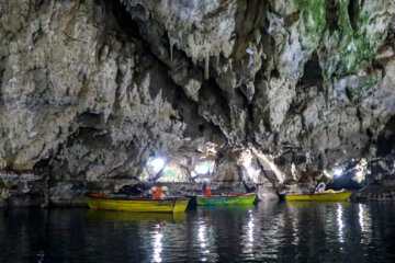 Grotte de Saholan, une belle grotte d'eau dans le nord-ouest de l'Iran