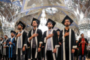 Iranian medical students’ graduation ceremony at Imam Raza (AS) holy shrine