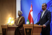 Treffen der Außenminister von Oman und Iran