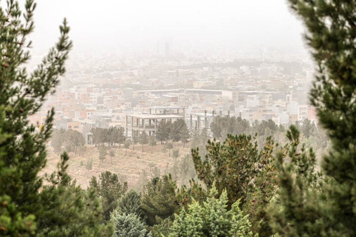 سایه آلودگی بر آسمان خراسان شمالی 