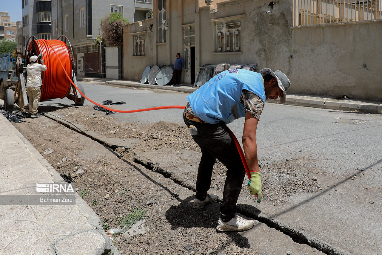 رشد ۳۹۴ درصدی مشترکان فیبرنوری، هدیه دولت به کرمانشاهیان