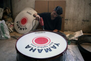 The only drum-making factory in Iran