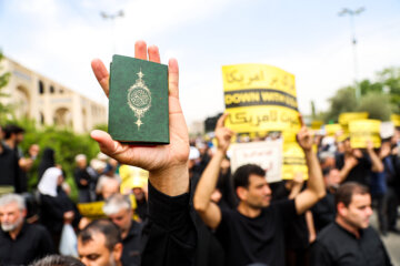 Celebrada en Teherán protestas contra nueva profanación del Corán en Suecia
