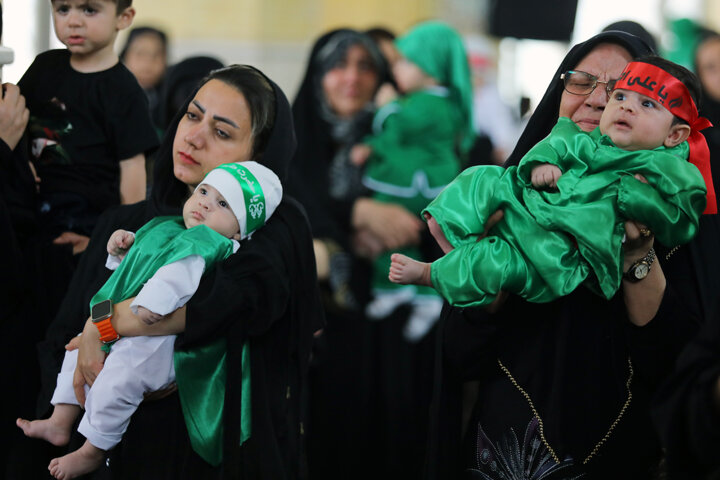 لالایی مادران البرزی و سیل اشک ها در سوگ حضرت علی اصغر(ع)