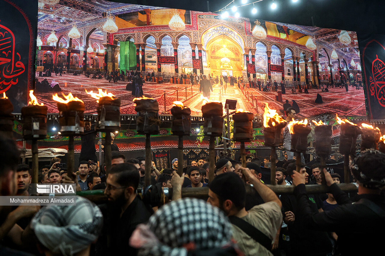 مشعل گردانی در دولت آباد