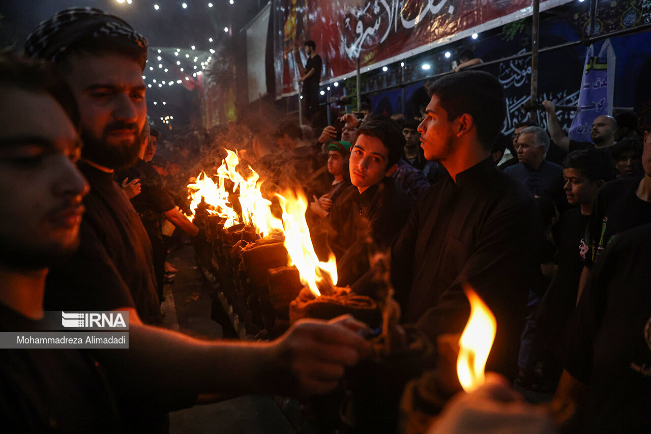 مشعل گردانی در دولت آباد