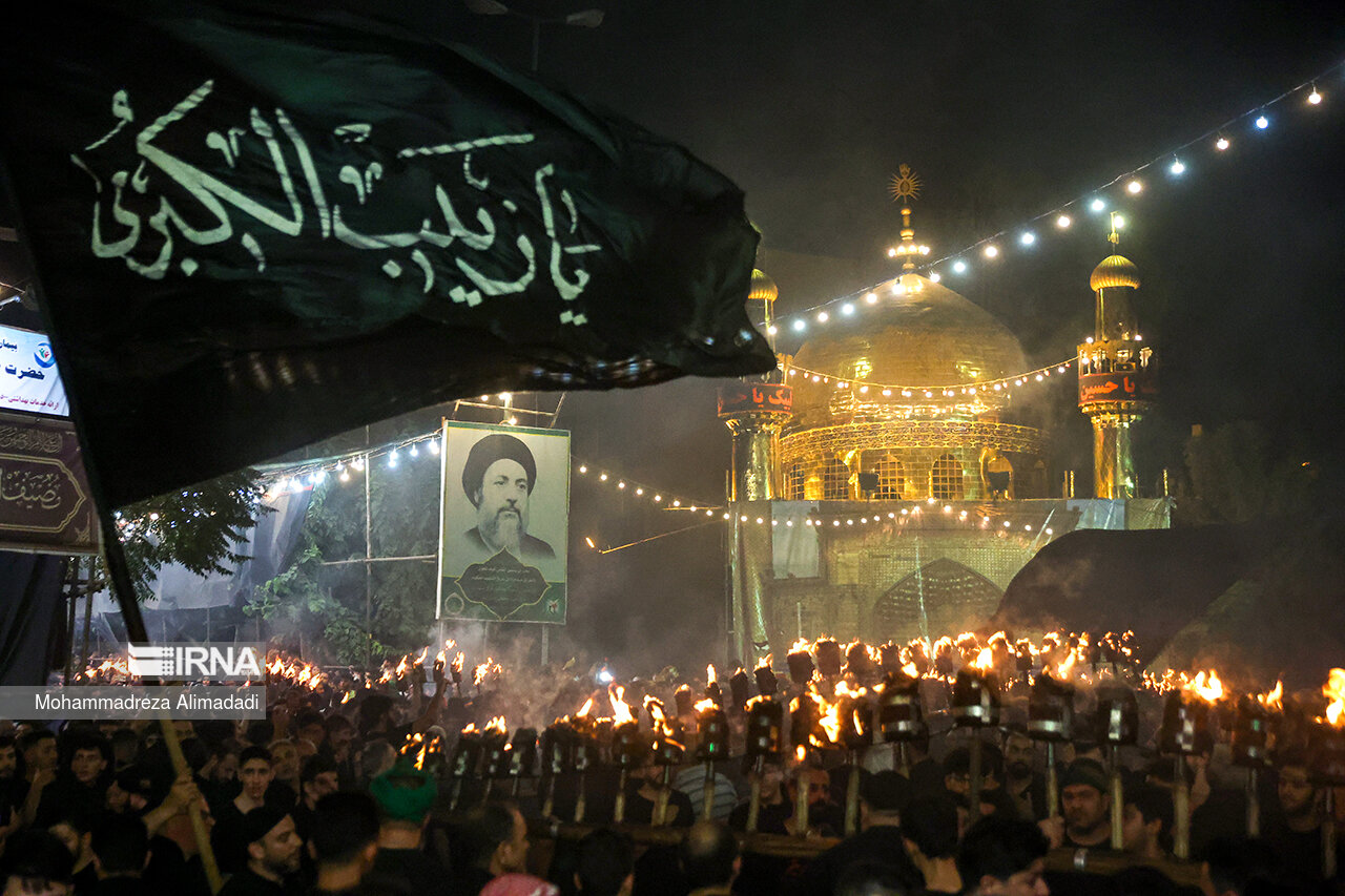 مشعل گردانی در دولت آباد