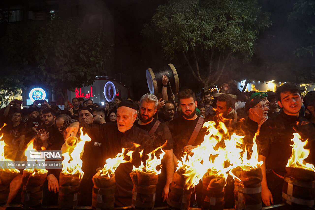 مشعل گردانی در دولت آباد