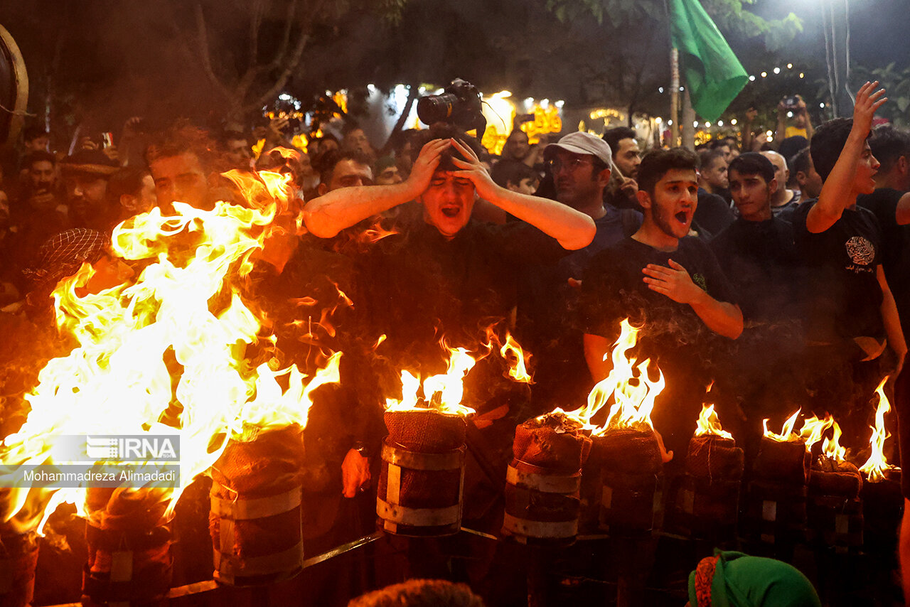 مشعل گردانی در دولت آباد