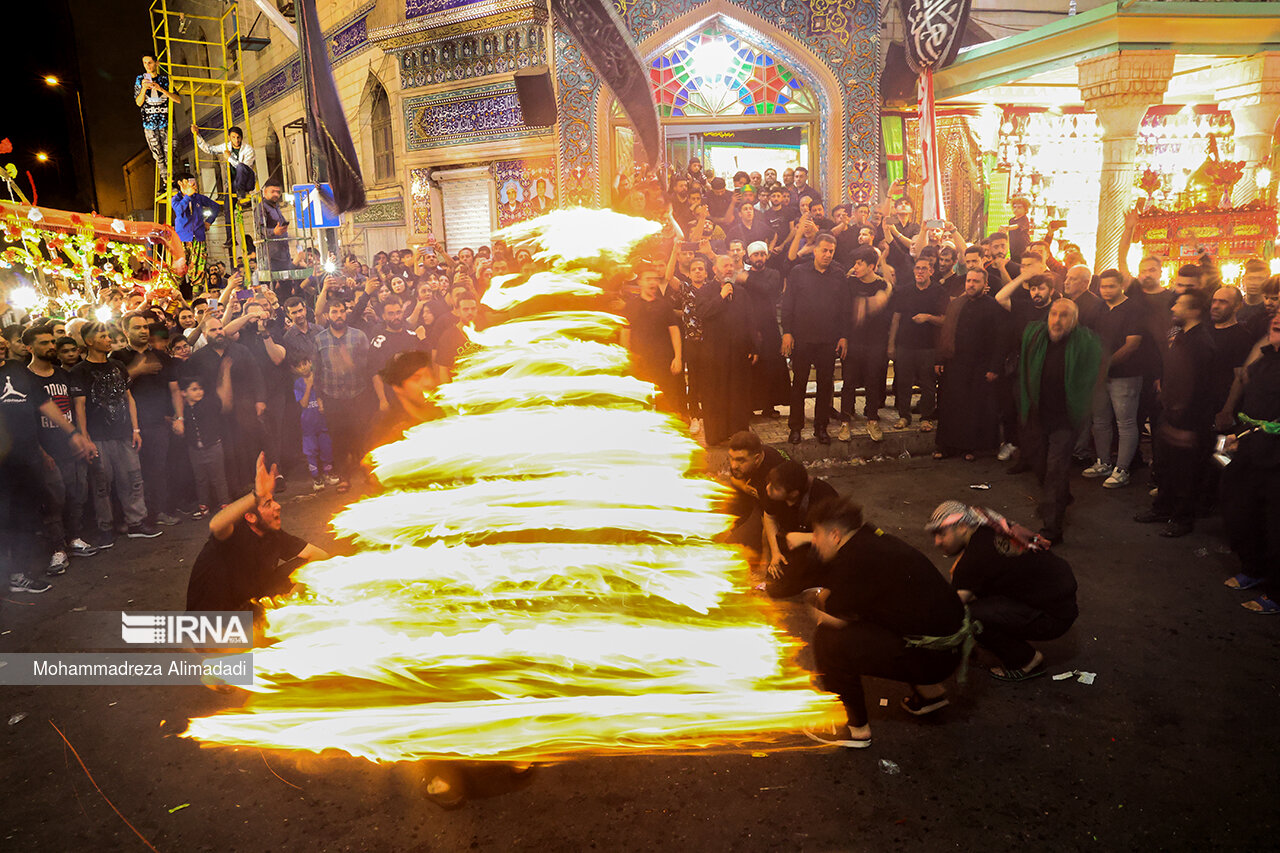 مشعل گردانی در دولت آباد