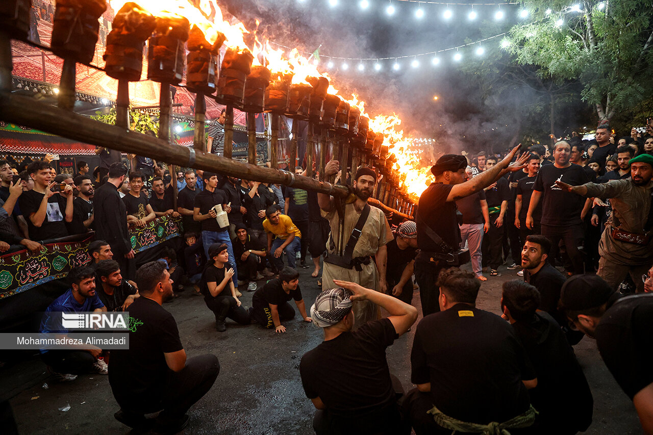 مشعل گردانی در دولت آباد