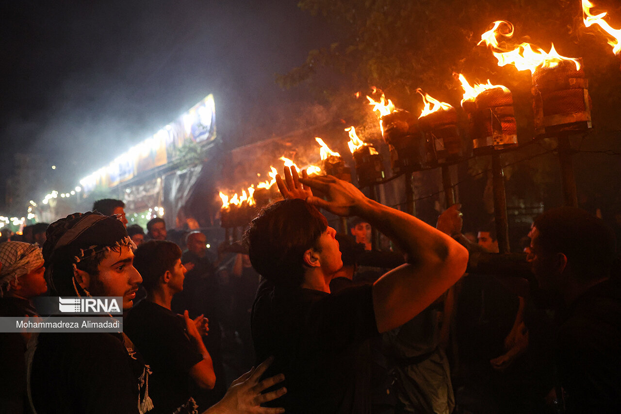 مشعل گردانی در دولت آباد