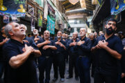 Mourning ceremony in Tehran’s Grand Bazaar, Sadeghiyeh Sq. on Ashura Day