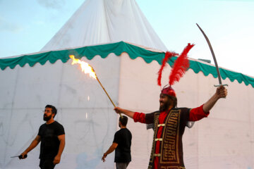 خیمه سوزان ظهر عاشورا - میدان امام حسین (ع)