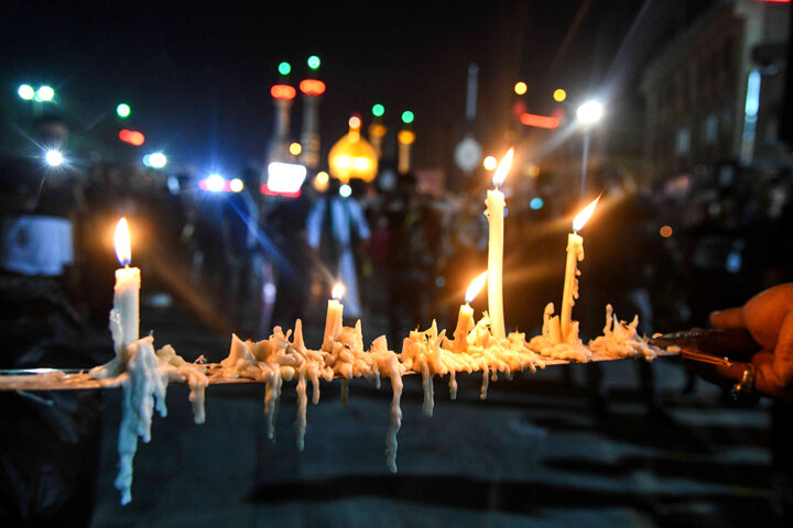 سوگواره شام غریبان/ قم در سوگ غربت اهل بیت (ع) گریست