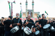 ایران، یزد میں زنجیر سے ماتم کرنے والی سب سے بڑی انجمن کی عزاداری