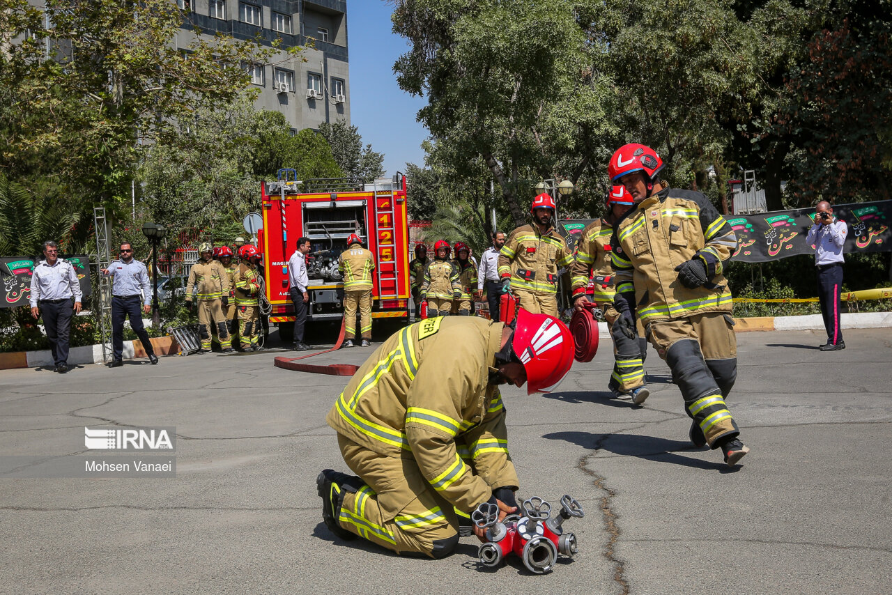 انجام افزون بر یک هزار مورد عملیات ایمنی توسط آتش نشانان ایلام