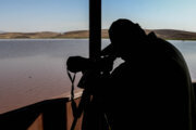 Iran's deputy president for environment tours Lake Urmia