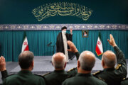 Treffen der Kommandeure der Revolutionsgarden mit Ayatollah Khamenei