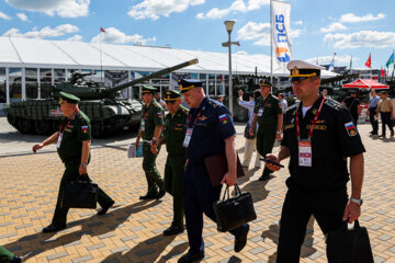 سومین روز نمایشگاه نظامی روسیه ۲۰۲۳