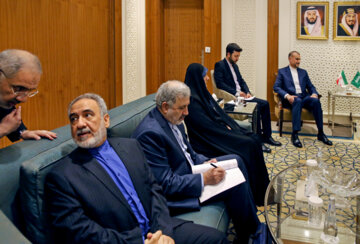 هیأت ایرانی در دیدار وزیر امور خارجه عربستان با وزیر امور خارجه جمهوری اسلامی ایران 