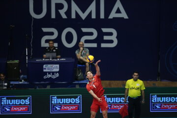 Primer día del Campeonato Asiático de Voleibol Masculino 2023 en Urmia