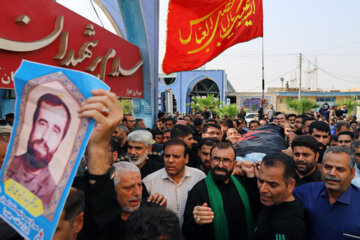 تشییع پیکر مادر سردار شهید «علی هاشمی»