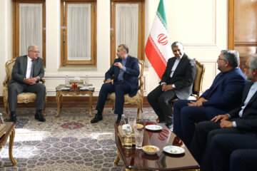 La reunión del presidente del Parlamento de Argelia con el ministro de Exteriores de Irán 
