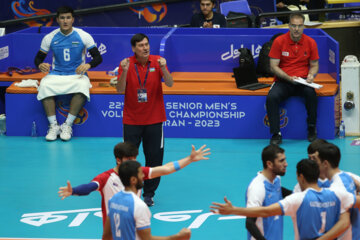 Tercer día del Campeonato Asiático de Voleibol Masculino 2023 en Urmia