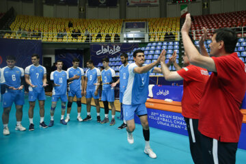 Tercer día del Campeonato Asiático de Voleibol Masculino 2023 en Urmia