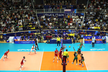 Tercer día del Campeonato Asiático de Voleibol Masculino 2023 en Urmia