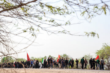 حرکت کاروان "مشایه الحسین" اهواز به سمت کربلا