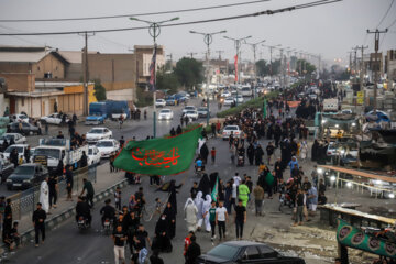 حرکت کاروان "مشایه الحسین" اهواز به سمت کربلا