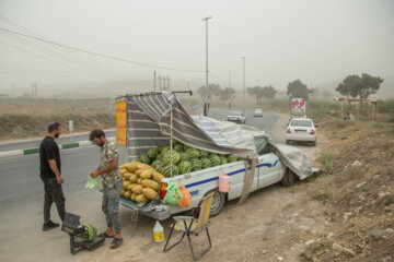 گرد و غبار در گلستان