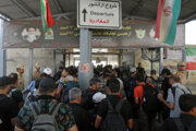 ۱۱ هزار نفر از بامداد امروز تاکنون از مرز مهران تردد کردند