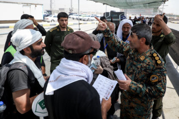 La frontière iranienne de Chazabeh, les pèlerins participeront à la marche d'Arbaeen