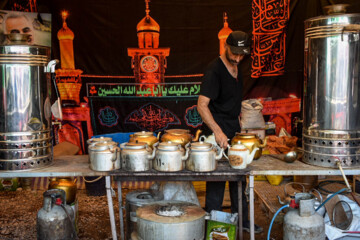 Les pèlerins d'Arbaeen à la frontière de Mehran