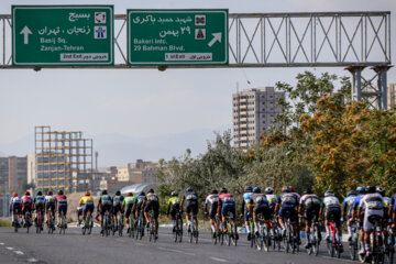 La 4ª fase del Tour de Ciclismo Irán-Azerbaiyán