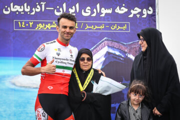 La 4ª fase del Tour de Ciclismo Irán-Azerbaiyán