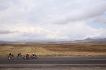 La 4ª fase del Tour de Ciclismo Irán-Azerbaiyán