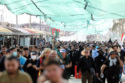 ۱۸۶ هزار زائر اربعین در شبانه روز گذشته از مرز مهران تردد کردند