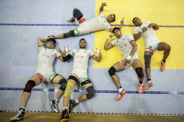 Campamento de entrenamiento de la selección iraní de Kabaddi