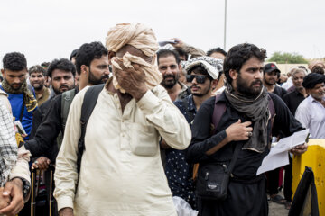 زائران پاکستانی در مرز ریمدان
