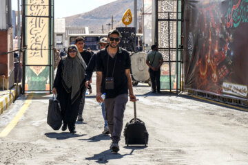 La frontière iranienne de Tamarchin, les pèlerins participeront à la marche d'Arbaeen