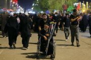 Arba’een walk at night