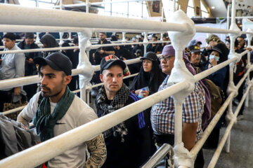 Los peregrinos de Arbaín cruzan la frontera Shalamché 