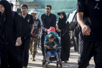 Los niños se dirigen a Karbala para conmemorar Arbaín