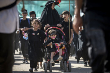 Los niños se dirigen a Karbala para conmemorar Arbaín